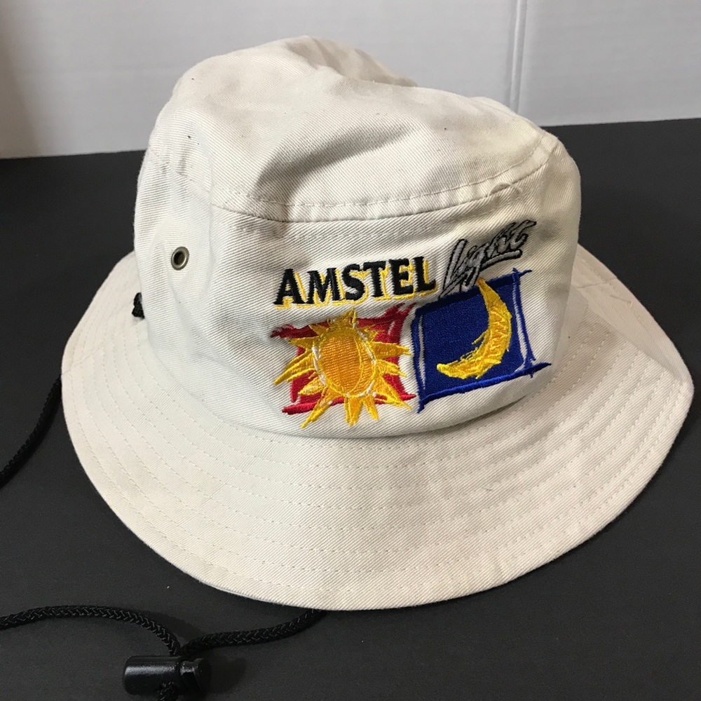 Vintage Amstel Light Beer Fishing Hiking Hat